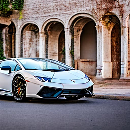 analog style back of Lamborghini with high upgradation hyperrealistic, full body, detailed clothing, highly detailed, cinematic lighting, stunningly beautiful, intricate, sharp focus, f/1. 8, 85mm, (centered image composition), (professionally color graded), ((bright soft diffused light)), volumetric fog, trending on instagram, trending on tumblr, HDR 4K, 8K