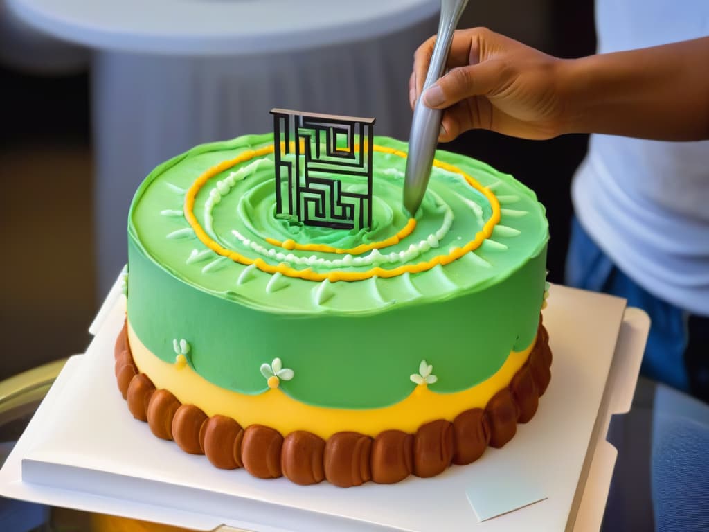  A closeup, ultradetailed image of diverse hands working together to decorate a cake with intricate piping designs using various vibrant colored icing bags. The hands belong to people of different ethnicities, showcasing unity and collaboration in the art of inclusive baking. hyperrealistic, full body, detailed clothing, highly detailed, cinematic lighting, stunningly beautiful, intricate, sharp focus, f/1. 8, 85mm, (centered image composition), (professionally color graded), ((bright soft diffused light)), volumetric fog, trending on instagram, trending on tumblr, HDR 4K, 8K