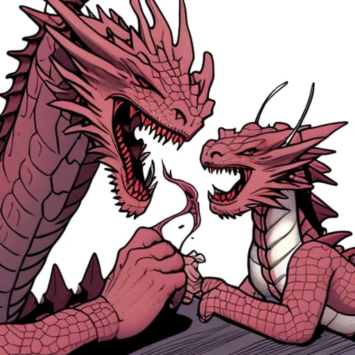  Dragon eating