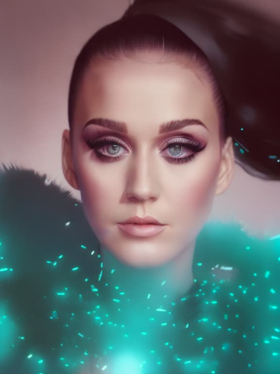 portrait+ style this image but with Katy Perry face