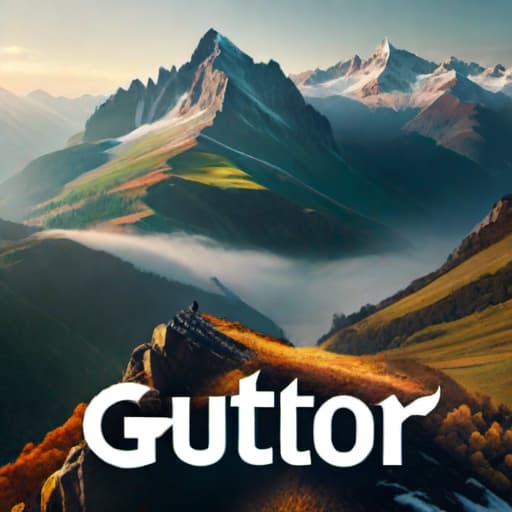  logo in mountains witn the text "GPTutor" hyperrealistic, full body, detailed clothing, highly detailed, cinematic lighting, stunningly beautiful, intricate, sharp focus, f/1. 8, 85mm, (centered image composition), (professionally color graded), ((bright soft diffused light)), volumetric fog, trending on instagram, trending on tumblr, HDR 4K, 8K