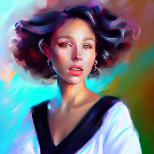 portrait+ style mysteriouspainting