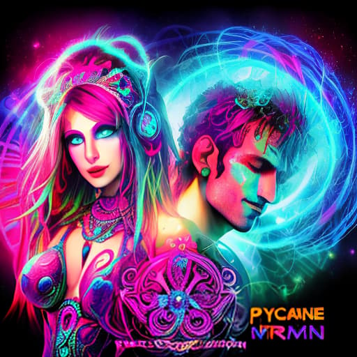  psytrance woman and man