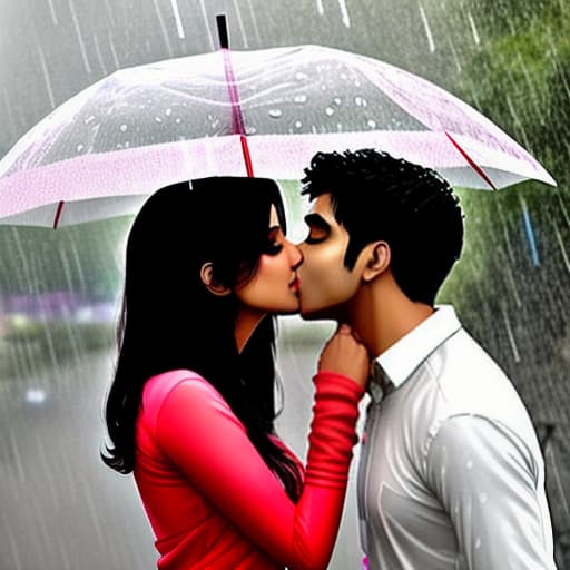  desi couple kissing in rain