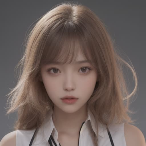  girl, best quality, solo, headshot, simple background