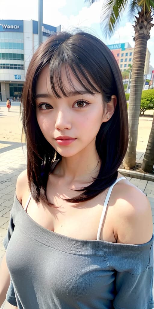  , , , sandy beach, , , huge s, bob hair, , , , cat ears, one cute , in the city, (Masterpiece, BestQuality:1.3), (ultra detailed:1.2), (hyperrealistic:1.3), (RAW photo:1.2),High detail RAW color photo, professional photograph, (Photorealistic:1.4), (realistic:1.4), ,professional lighting, (japanese), beautiful face, (realistic face)