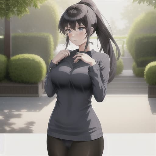  [Mrs. Emily],[anime background] [anime] [japan anime style] [2D image] [2D anime], [a anime woman, a lantina person, olds, body, blue eyes, ponytail hair style, black hair, flat s], [a outdoor or indoor background, wearing a yoga outfit, full body image], [best quality, 16k image] hyperrealistic, full body, detailed clothing, highly detailed, cinematic lighting, stunningly beautiful, intricate, sharp focus, f/1. 8, 85mm, (centered image composition), (professionally color graded), ((bright soft diffused light)), volumetric fog, trending on instagram, trending on tumblr, HDR 4K, 8K