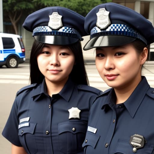   wearing police uniform