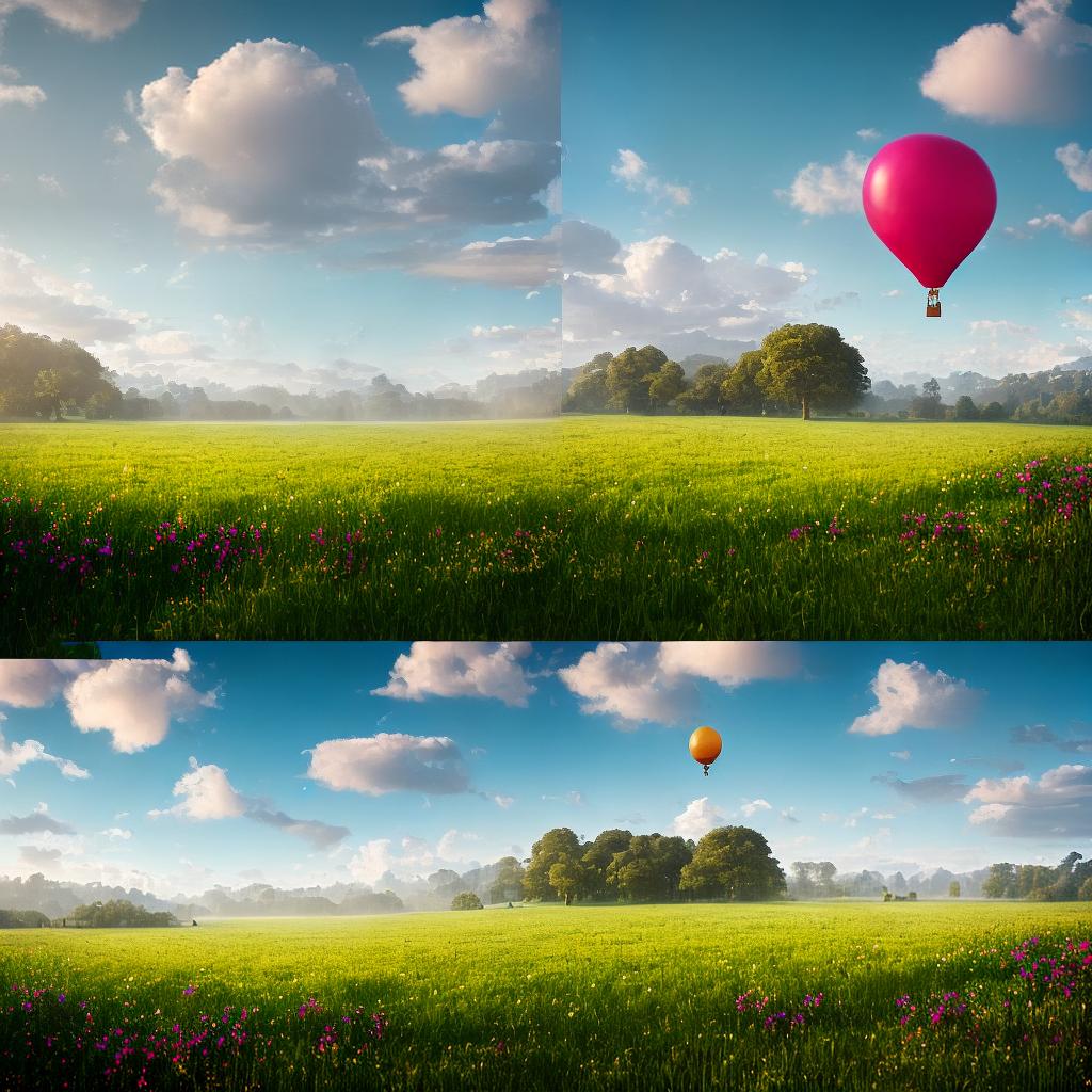  ((masterpiece)),(((best quality))), 8k, high detailed, ultra-detailed. A cute icon. A smiling ((animal)), with ((big round eyes)) and ((fluffy fur)) holding a ((colorful balloon)) in a ((lush green meadow)) under a clear blue ((sky)) with ((puffy white clouds)) floating by. hyperrealistic, full body, detailed clothing, highly detailed, cinematic lighting, stunningly beautiful, intricate, sharp focus, f/1. 8, 85mm, (centered image composition), (professionally color graded), ((bright soft diffused light)), volumetric fog, trending on instagram, trending on tumblr, HDR 4K, 8K