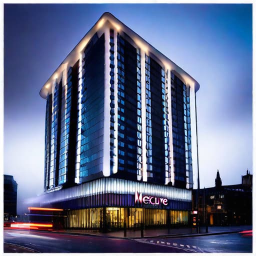  Mercure Manchester Piccadilly: Premier Contemporary Hotel in North West England hyperrealistic, full body, detailed clothing, highly detailed, cinematic lighting, stunningly beautiful, intricate, sharp focus, f/1. 8, 85mm, (centered image composition), (professionally color graded), ((bright soft diffused light)), volumetric fog, trending on instagram, trending on tumblr, HDR 4K, 8K