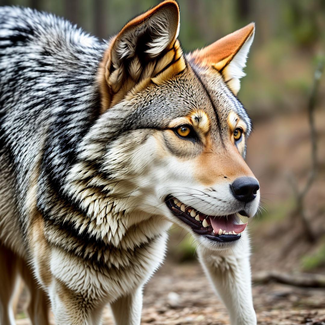  Vibrant depiction of a wolf using minimal design elements and bright colors. hyperrealistic, full body, detailed clothing, highly detailed, cinematic lighting, stunningly beautiful, intricate, sharp focus, f/1. 8, 85mm, (centered image composition), (professionally color graded), ((bright soft diffused light)), volumetric fog, trending on instagram, trending on tumblr, HDR 4K, 8K