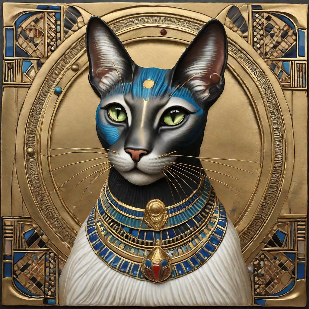  masterpiece, best quality, Bastet Egyptian cat goddess