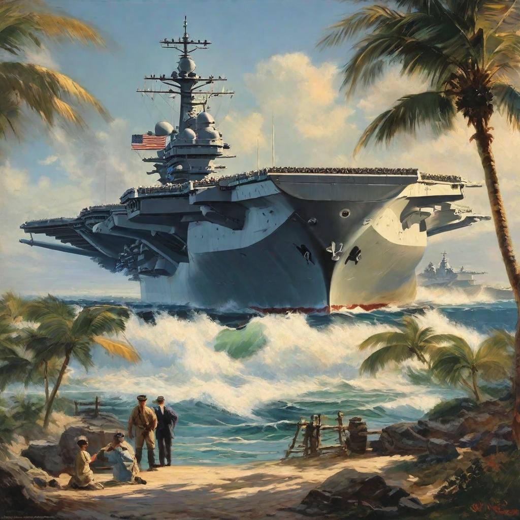  masterpiece, best quality,aircraft carrier