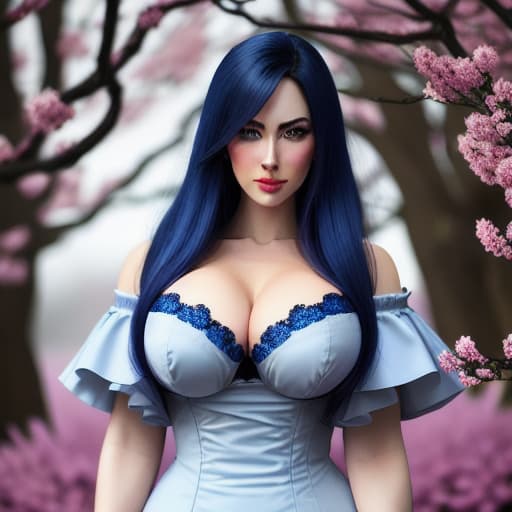  belle et avec de gros seins et des yeux bleu qui ressemble Sakura noire de peau hyperrealistic, full body, detailed clothing, highly detailed, cinematic lighting, stunningly beautiful, intricate, sharp focus, f/1. 8, 85mm, (centered image composition), (professionally color graded), ((bright soft diffused light)), volumetric fog, trending on instagram, trending on tumblr, HDR 4K, 8K