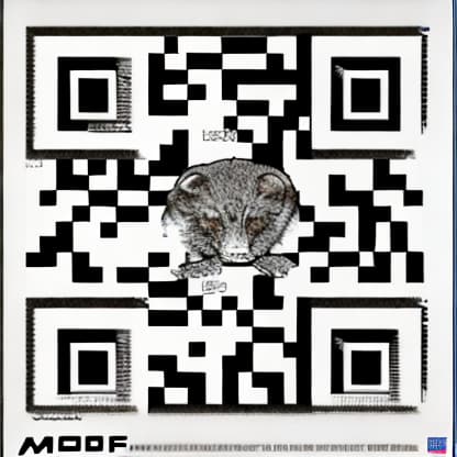 mdjrny-v4 style qr code, room