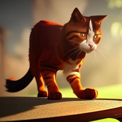 arcane style arcane style, cat with boll, (masterpiece:1.4), best quality, high quality, highly detailed, ultra detail, ultra detailed, unreal engine 5, HDR 4K, 8K