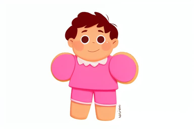  Pink cookie, whole body
