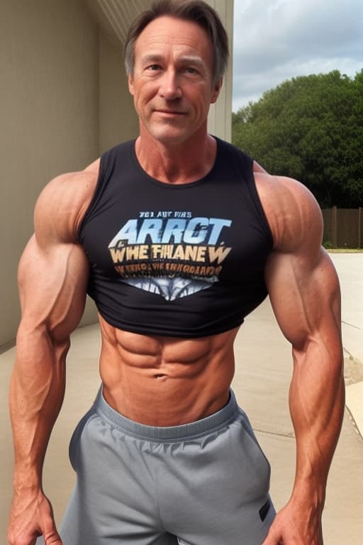  Bruce wyane wearing a shirt that shows his muscles looking hot