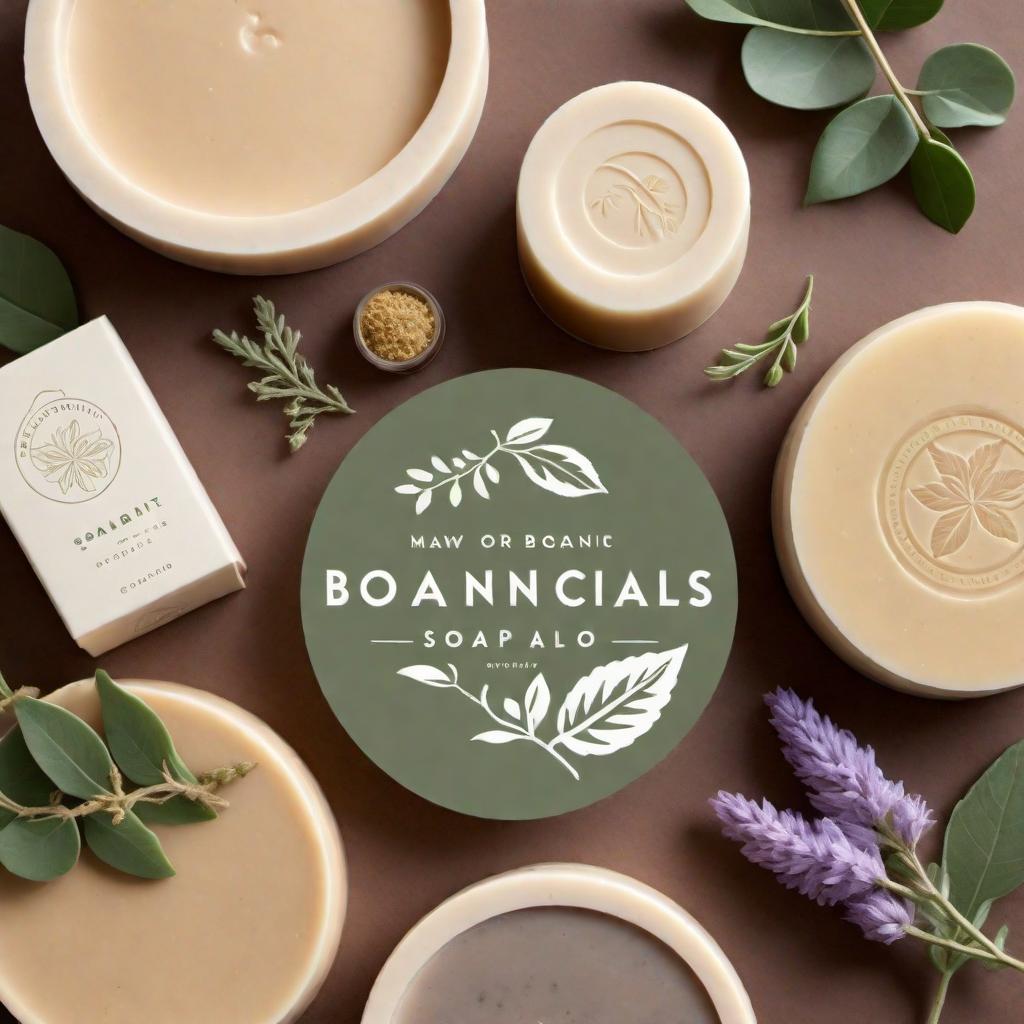  Design a logo for a brand that produces traditional handmade soap using botanicals, clays, and essential oils. The logo should have a natural and organic feel to it, incorporating elements such as leaves, flowers, or earthy textures to reflect the use of natural ingredients. The color palette should be soft, earthy tones to convey the organic and soothing nature of the products. Include the image of a soap bar with an imprint of a leaf or flower on it as part of the design, symbolizing the handcrafted process. The brand name is 'Botanic Bliss', which should be elegantly displayed within the logo in a font that complements the artisanal and upscale quality of the soaps. hyperrealistic, full body, detailed clothing, highly detailed, cinematic lighting, stunningly beautiful, intricate, sharp focus, f/1. 8, 85mm, (centered image composition), (professionally color graded), ((bright soft diffused light)), volumetric fog, trending on instagram, trending on tumblr, HDR 4K, 8K