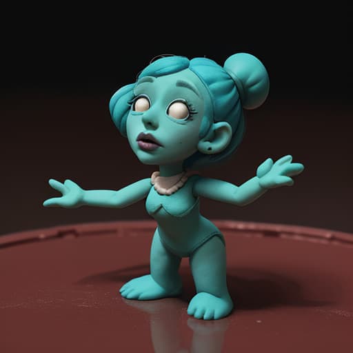  in claymation style, g