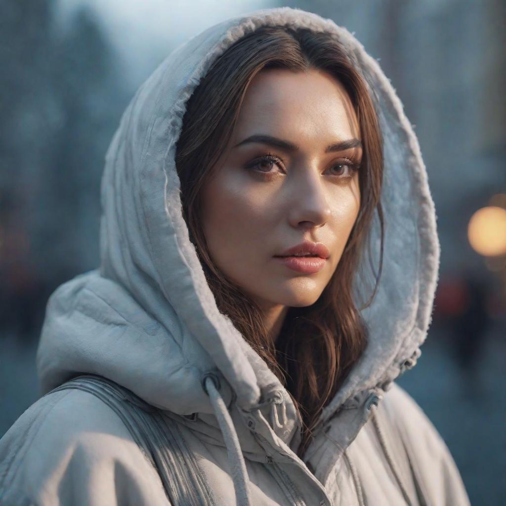  привет, cute, hyper detail, full HD hyperrealistic, full body, detailed clothing, highly detailed, cinematic lighting, stunningly beautiful, intricate, sharp focus, f/1. 8, 85mm, (centered image composition), (professionally color graded), ((bright soft diffused light)), volumetric fog, trending on instagram, trending on tumblr, HDR 4K, 8K
