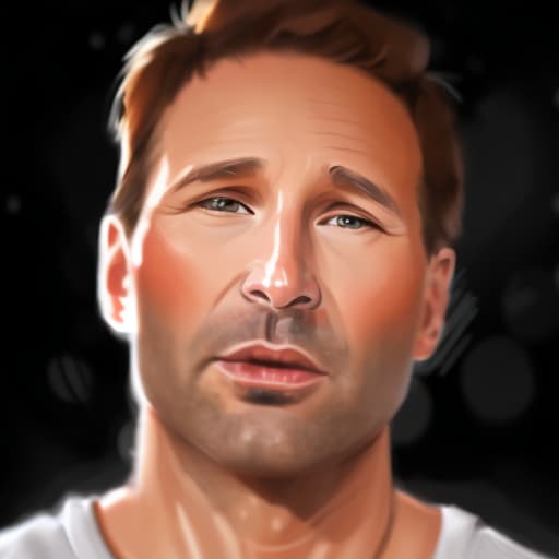 portrait+ style david duchovny queer face