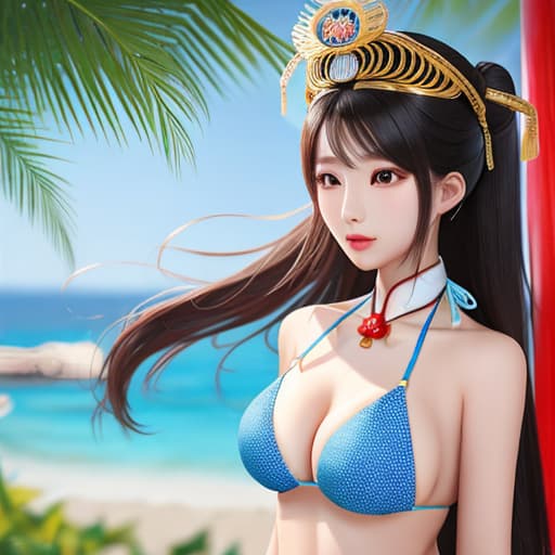  Bikini chinese beauty,