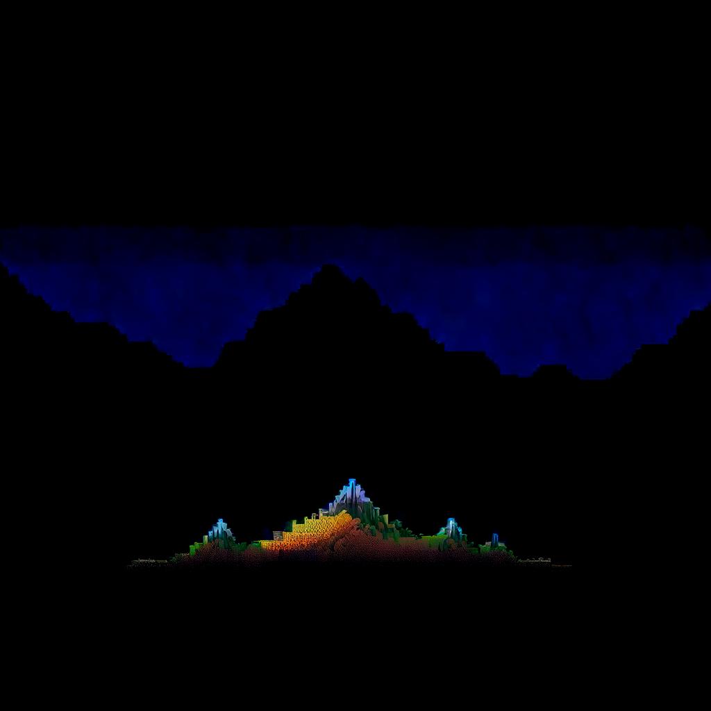  pixel art Distant strange mountains in a small mist for a 2D pixel game background in a dark and imaginary world. . low res, blocky, pixel art style, 8 bit graphics hyperrealistic, full body, detailed clothing, highly detailed, cinematic lighting, stunningly beautiful, intricate, sharp focus, f/1. 8, 85mm, (centered image composition), (professionally color graded), ((bright soft diffused light)), volumetric fog, trending on instagram, trending on tumblr, HDR 4K, 8K