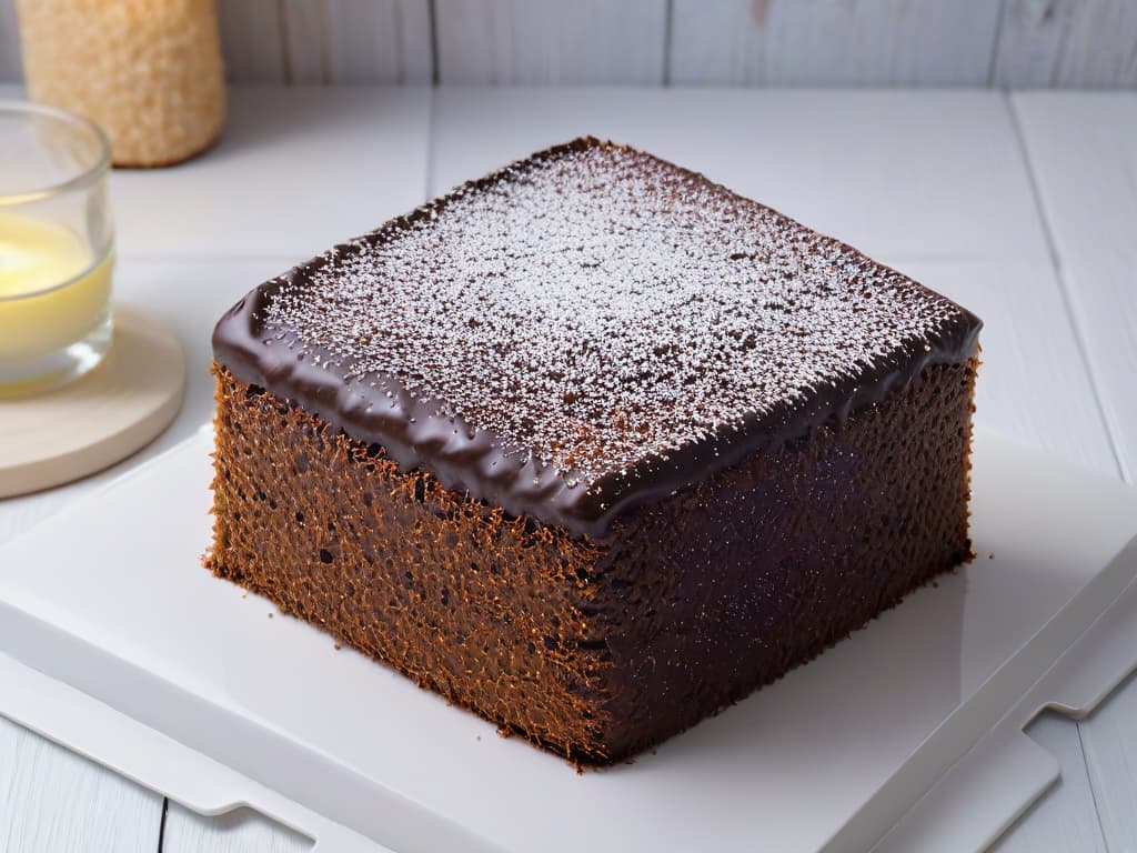  An ultradetailed, minimalist image of a freshly baked batch of Lamingtons arranged on a sleek, modern white platter. Each Lamington is perfectly coated in a thin layer of chocolate icing and desiccated coconut, with a sprinkle of vibrant red raspberries on top. The soft, sponge interior is visible through the delicate chocolate layer, showcasing a light, fluffy texture. The platter sits on a polished wooden table, with soft natural light streaming in from a nearby window, casting gentle shadows that highlight the textures of the coconut and sponge. hyperrealistic, full body, detailed clothing, highly detailed, cinematic lighting, stunningly beautiful, intricate, sharp focus, f/1. 8, 85mm, (centered image composition), (professionally color graded), ((bright soft diffused light)), volumetric fog, trending on instagram, trending on tumblr, HDR 4K, 8K