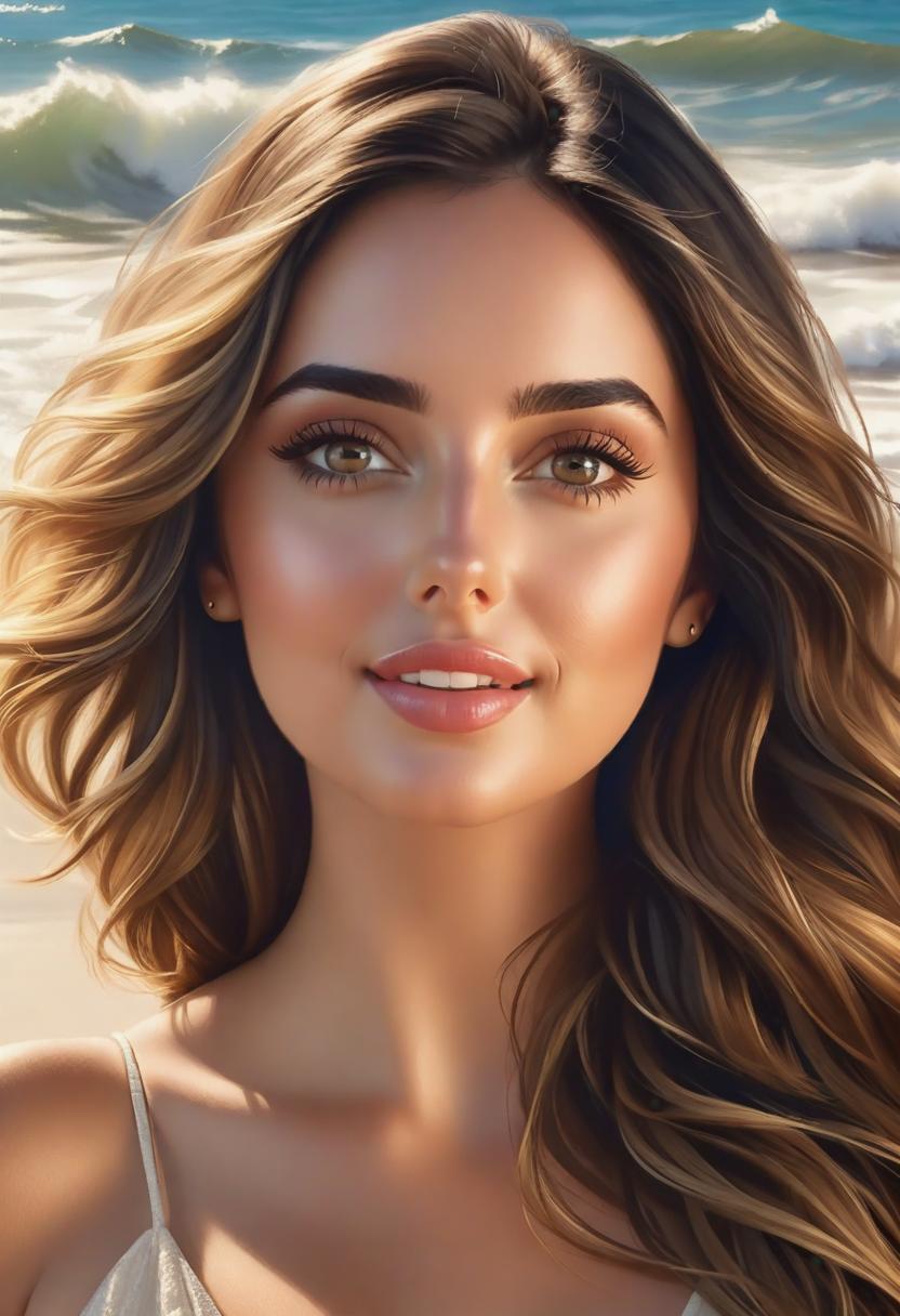  1. A realistic portrait of Ana De Armas, captured in soft, natural lighting, showcasing her serene beauty as sunlight gently kisses her face.

2. A lifelike scene of Ana De Armas enjoying a peaceful day at the beach, with realistic waves crashing against the shore, her hair gently blowing in the wind, and the warm sunlight casting a golden glow on her skin.

3. A realistic depiction of Ana De Armas in a bustling city street, with the hustle and bustle of everyday life happening around her, capturing her with incredible attention to detail and realism, highlighting the contrast between her elegance and the chaotic urban surroundings. hyperrealistic, full body, detailed clothing, highly detailed, cinematic lighting, stunningly beautiful, intricate, sharp focus, f/1. 8, 85mm, (centered image composition), (professionally color graded), ((bright soft diffused light)), volumetric fog, trending on instagram, trending on tumblr, HDR 4K, 8K