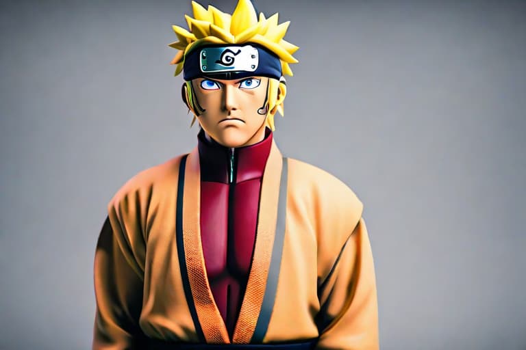  Naruto in 3007 years hyperrealistic, full body, detailed clothing, highly detailed, cinematic lighting, stunningly beautiful, intricate, sharp focus, f/1. 8, 85mm, (centered image composition), (professionally color graded), ((bright soft diffused light)), volumetric fog, trending on instagram, trending on tumblr, HDR 4K, 8K