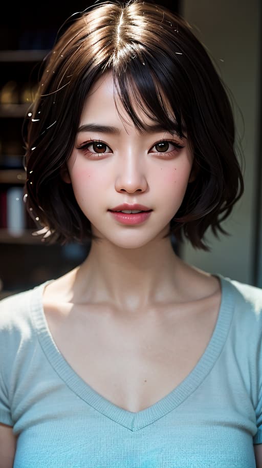  Best quality, masterpiece, ultra high res, (photorealistic:1.4), raw photo, (detail face:1.3), (realistic skin), deep shadow, dramatic lighting, fashionable, short haircut, healthy, high student, , Satou Juo, , age, full body, smile, , youthful, chubby, deep shadow, dramatic lighting, portrait, portrait size, unedited, symmetrical balance