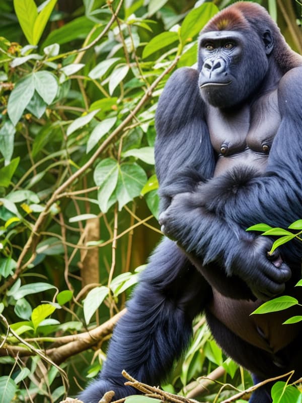  gorilla big jungle male
