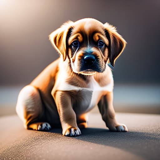  puppy growing up adult puppy dog hyperrealistic, full body, detailed clothing, highly detailed, cinematic lighting, stunningly beautiful, intricate, sharp focus, f/1. 8, 85mm, (centered image composition), (professionally color graded), ((bright soft diffused light)), volumetric fog, trending on instagram, trending on tumblr, HDR 4K, 8K