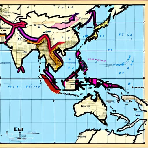  Map of Southeast Asia,