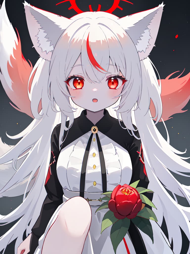  ((one girl and one wolf))、glowing golden eyes black vampire girl、white skin、BREAK、(red wolf:1.4)、best quality:1.4、masterpiece:1.4、ultra detailed texture、absurd resolution、8K illustration、💩、💩、💩、💩、💩、, masterpiece, best quality,8k,ultra detailed,high resolution,an extremely delicate and beautiful,hyper detail