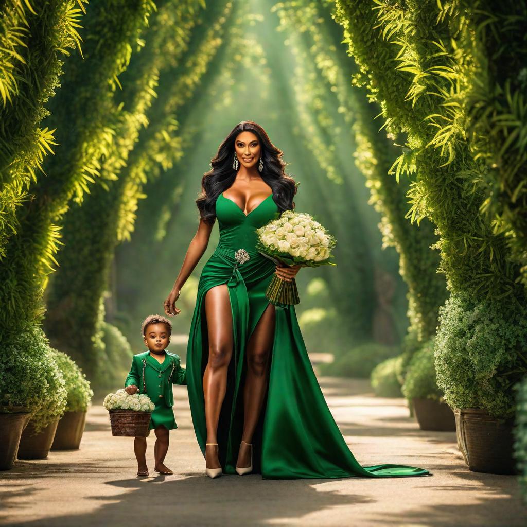  happy mother's day with lady and baby money vision matrix green hyperrealistic, full body, detailed clothing, highly detailed, cinematic lighting, stunningly beautiful, intricate, sharp focus, f/1. 8, 85mm, (centered image composition), (professionally color graded), ((bright soft diffused light)), volumetric fog, trending on instagram, trending on tumblr, HDR 4K, 8K