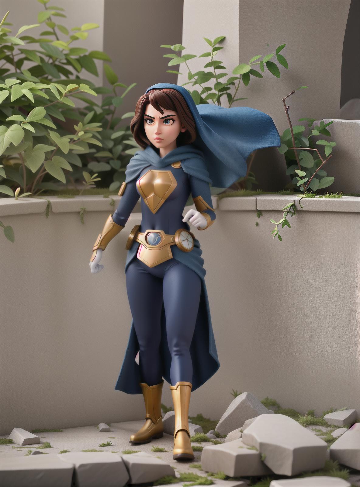  kid, super hero hyperrealistic, full body, detailed clothing, highly detailed, cinematic lighting, stunningly beautiful, intricate, sharp focus, f/1. 8, 85mm, (centered image composition), (professionally color graded), ((bright soft diffused light)), volumetric fog, trending on instagram, trending on tumblr, HDR 4K, 8K
