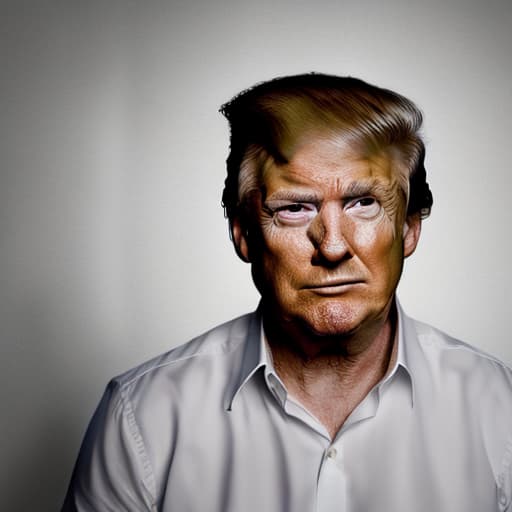 portrait+ style Donald Trump's picture in disguise