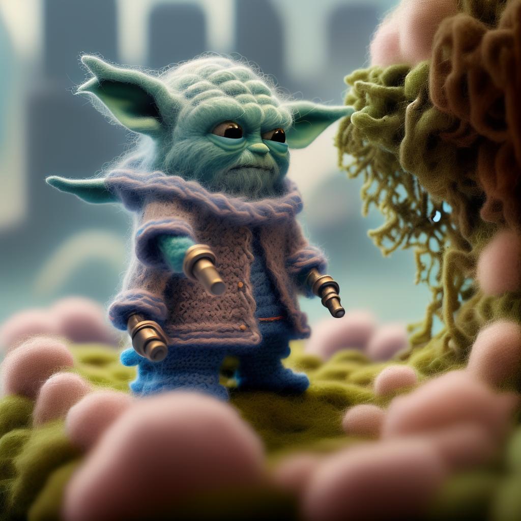 woolitize woolitize ( Chibi yoda, pixar 2022, modern Disney style hyperrealistic, full body, detailed clothing, highly detailed, cinematic lighting, stunningly beautiful, intricate, sharp focus, f/1. 8, 85mm, (centered image composition), (professionally color graded), ((bright soft diffused light)), volumetric fog, trending on instagram, trending on tumblr, HDR 4K, 8K)!! hyperrealistic, full body, detailed clothing, highly detailed, cinematic lighting, stunningly beautiful, intricate, sharp focus, f/1. 8, 85mm, (centered image composition), (professionally color graded), ((bright soft diffused light)), volumetric fog, trending on instagram, trending on tumblr, HDR 4K, 8K