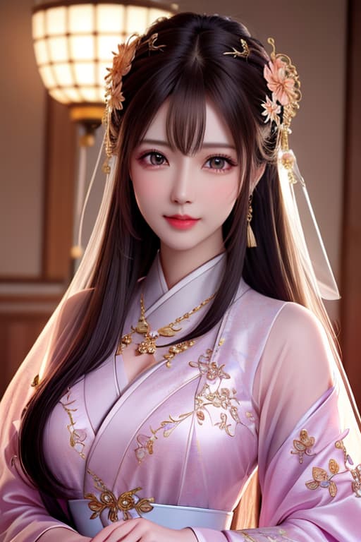  best quality, masterpiece, highres, 1girl,blush,(seductive smile:0.8),star shaped pupils,china hanfu,hair ornament,necklace, jewelry,Beautiful face,upon body, tyndall effect,photorealistic, dark studio, rim lighting, two tone lighting,(high detailed skin:1.2), 8k uhd, dslr, soft lighting, high quality, volumetric lighting, candid, Photograph, high resolution, 4k, 8k, Bokeh hyperrealistic, full body, detailed clothing, highly detailed, cinematic lighting, stunningly beautiful, intricate, sharp focus, f/1. 8, 85mm, (centered image composition), (professionally color graded), ((bright soft diffused light)), volumetric fog, trending on instagram, trending on tumblr, HDR 4K, 8K