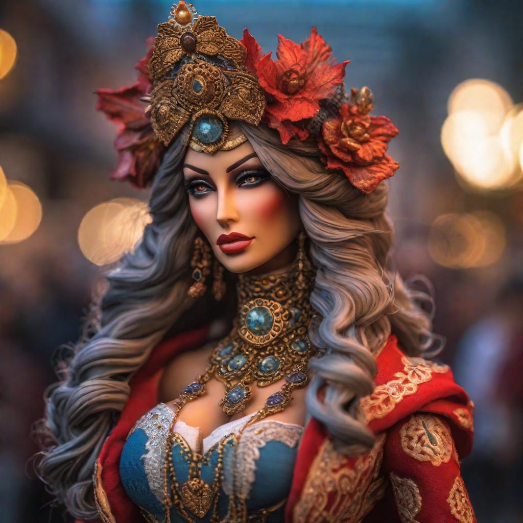  Muñeca caliente hyperrealistic, full body, detailed clothing, highly detailed, cinematic lighting, stunningly beautiful, intricate, sharp focus, f/1. 8, 85mm, (centered image composition), (professionally color graded), ((bright soft diffused light)), volumetric fog, trending on instagram, trending on tumblr, HDR 4K, 8K