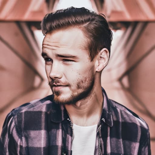 portrait+ style liam payne queer face