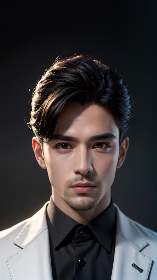  Best quality, masterpiece, ultra high res, (photorealistic:1.4), raw photo, (detail face:1.3), (realistic skin), deep shadow, dramatic lighting, stylish, fashionable, handsome, trendy, cool, well-groomed, masculine, confident, dapper, suave, sophisticated, elegant, chic, sharp, debonair, well-dressed, trendy haircut, designer clothes, stylish accessories, charismatic, deep shadow, dramatic lighting, portrait, portrait size, unedited, symmetrical balance