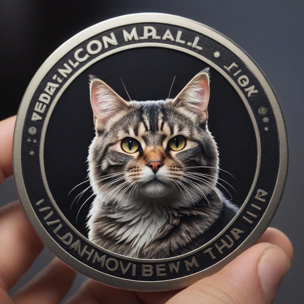  cat logo, STICKER hyperrealistic, full body, detailed clothing, highly detailed, cinematic lighting, stunningly beautiful, intricate, sharp focus, f/1. 8, 85mm, (centered image composition), (professionally color graded), ((bright soft diffused light)), volumetric fog, trending on instagram, trending on tumblr, HDR 4K, 8K