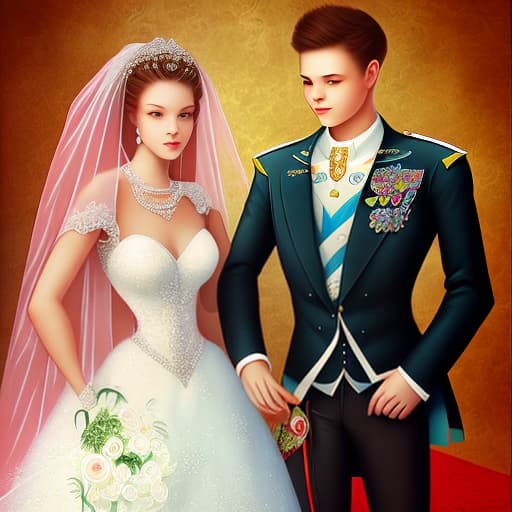 mdjrny-v4 style young couple getting married