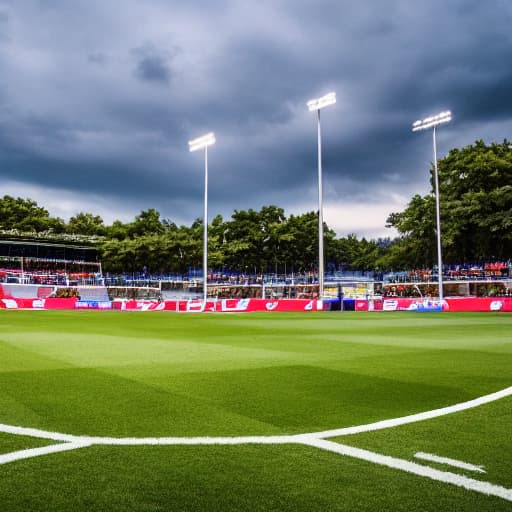  Campo de futbol hyperrealistic, full body, detailed clothing, highly detailed, cinematic lighting, stunningly beautiful, intricate, sharp focus, f/1. 8, 85mm, (centered image composition), (professionally color graded), ((bright soft diffused light)), volumetric fog, trending on instagram, trending on tumblr, HDR 4K, 8K