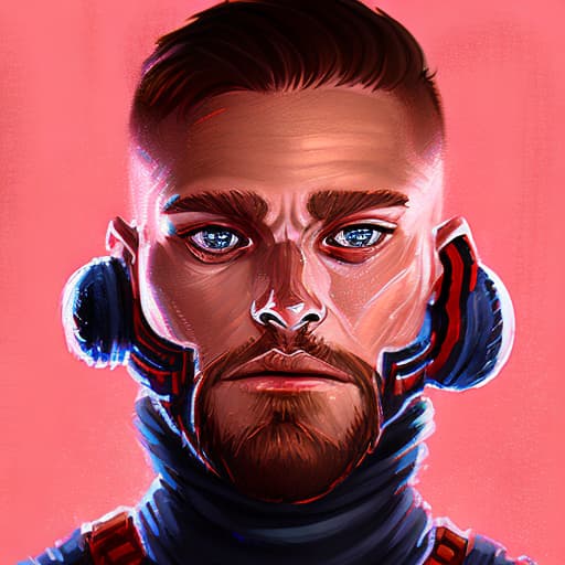 portrait+ style finn balor queer face