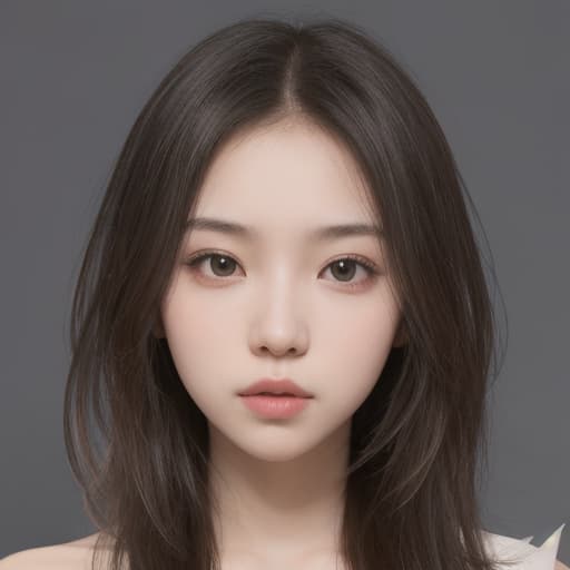  girl, best quality, solo, headshot, simple background