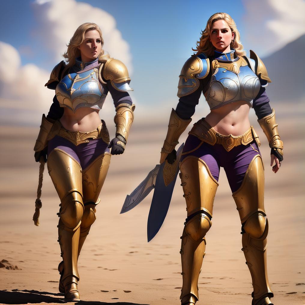  (8K, mejor calidad:1.2), (obra maestra:1.37), (foto, fotorealista:1.37), (resolución ultra alta), Full body, pose para caminar, shot From Front, camara lenta, Female paladin wearing the Full body,